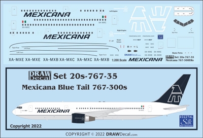 1:200 Mexicana Boeing 767-300ER