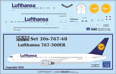 1:200 Lufthansa Boeing 767-300ER