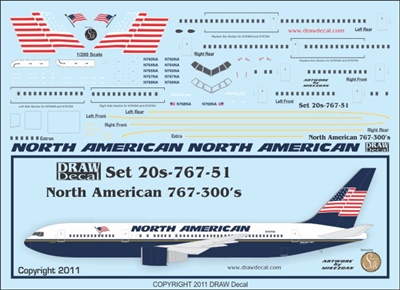 1:200 North American Boeing 767-300