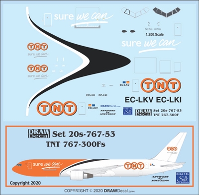 1:200 TNT Cargo Boeing 767-300F