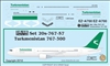 1:200 Turkmenistan Boeing 767-300ER