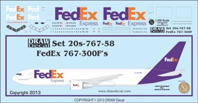 1:200 FedEx Boeing 767-300F