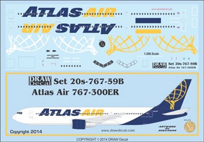 1:200 Atlas Air Boeing 767-300ER N642GT
