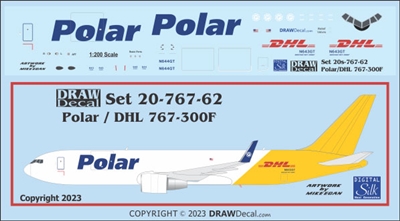 1:200 Polar Air / DHL Boeing 767-300F