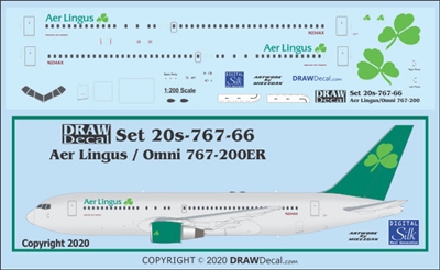 1:200 Aer Lingus / Omni Air Boeing 767-200ER