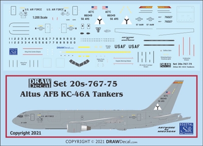 1:200 USAF 'Altus AFB' KC-46A Pegasus (Boeing 767-200)