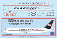 1:200 Cargojet Canada Boeing 767-300ERF