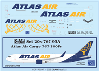 1:200 Atlas Air Cargo Boeing 767-300ERF (4 door)
