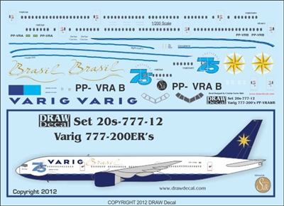 1:200 Varig Boeing 777-200