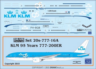 1:200 KLM '95 Years' Boeing 777-200