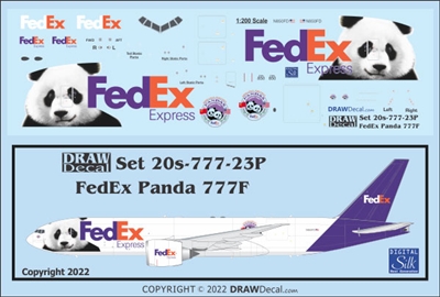 1:200 FedEx 'Panda Express' (2010) Boeing 777-2F