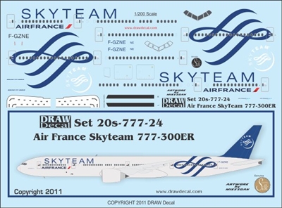 1:200 Air France 'Skyteam' Boeing 777-300