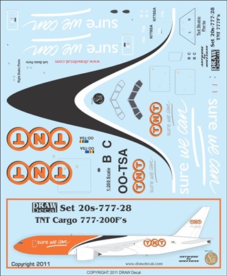 1:200 TNT Cargo Boeing 777-200F
