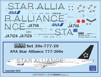 1:200 All Nippon 'Star Alliance' Boeing 777-200