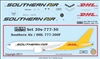 1:200 DHL / Southern Air Boeing 777-200F