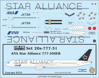 1:200 All Nippon 'Star Alliance' Boeing 777-300ER