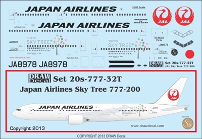 1:200 Japan Air Lines Boeing 777-200