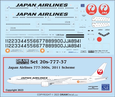 1:200 Japan Airlines Boeing 777-300