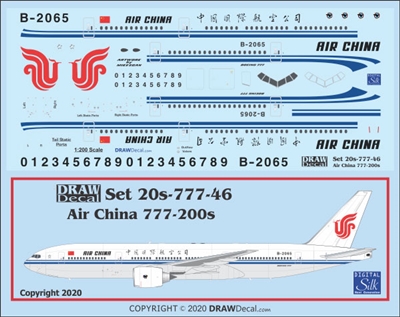 1:200 Air China Boeing 777-200
