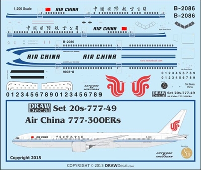 1:200 Air China Boeing 777-300ER