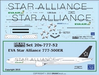 1:200 Eva Air 'Star Alliance' Boeing 777-300ER