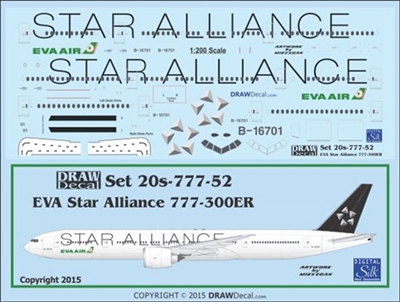 1:200 Eva Air 'Star Alliance' Boeing 777-300ER