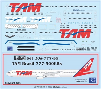 1:200 TAM Brasil Boeing 777-300ER