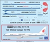 1:200 Air China Cargo Boeing 777-200F