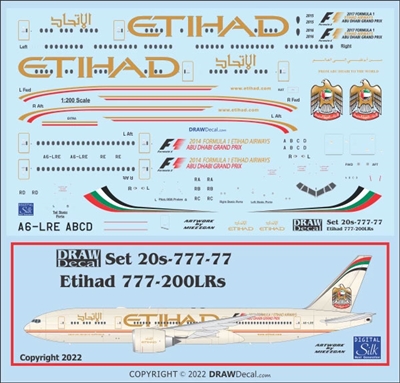 1:200 Etihad Boeing 777-200LR