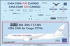 1:200 CMA CGM Air Cargo Boeing 777-2F