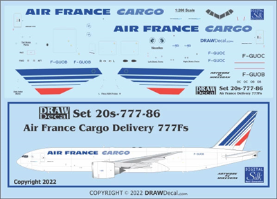1:200 Air France Cargo (delivery cs) Boeing 777-2F