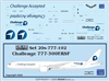 1:200 1:144 Challenge Airlines MT 'Challenge Accepted' MT Boeing 777-300ERF