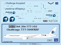 1:200 1:144 Challenge Airlines MT 'Challenge Accepted' MT Boeing 777-300ERF