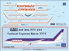 1:200 Federal Express (retro cs)  Boeing 777-2F