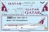 1:200 Qatar Airways Boeing 787-800