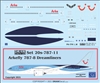 1:200 Arkefly Boeing 787-8 (with dark blue fuselage stripe)
