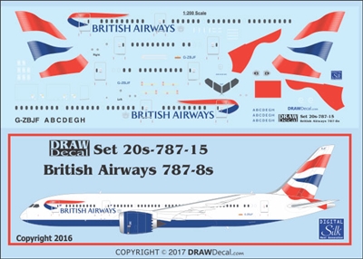 1:200 British Airways Boeing 787-8