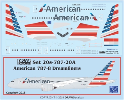 1:200 American Airlines Boeing 787-8