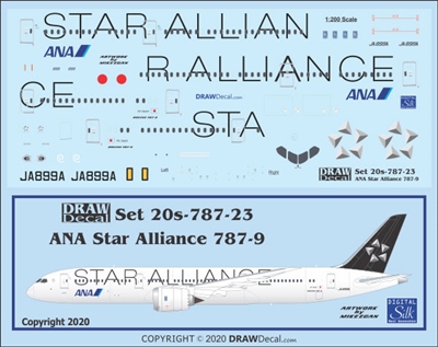 1:200 All Nippon 'Star Alliance' Boeing 787-9