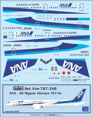 1:200 All Nippon Boeing 787-9