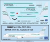 1:200 ZIPAIR Tokyo (2022 First Revised Tail Logo) Boeing 787-8