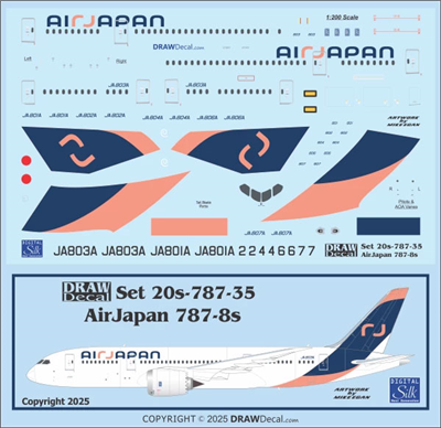 1:200 Air Japan Boeing 787-8