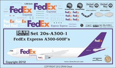1:200 FedEx Airbus A.300-600F