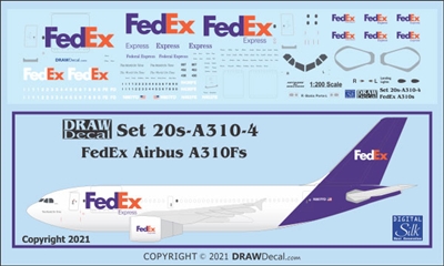 1:200 FedEx Airbus A.310-200F/-300F