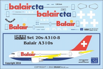 1:200 Balair CTA Airbus A.310-300