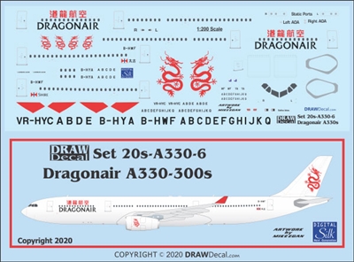 1:200 Dragonair Airbus A.330-300