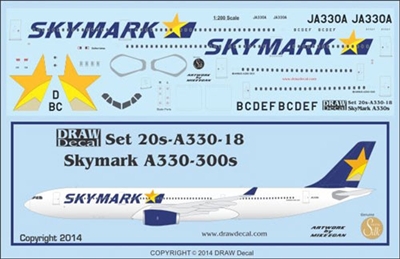 1:200 Skymark Airlines Airbus A.330-300