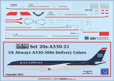 1:200 US Airways Airbus A.330-300