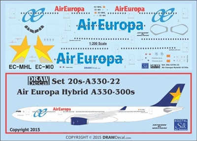 1:200 Air Europa (hybrid Skymark) Airbus A.330-300