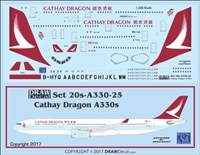1:200 Cathay Dragon Airbus A.330-300